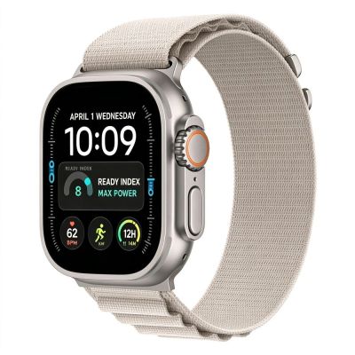 2. Pasek Tech-Protect Nylon Pro na Apple Watch 44 / 45 / 46 / 49 mm - beżowy