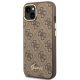 2. Etui Guess 4G Vintage Gold Logo na iPhone 14 Plus - brązowe