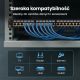 10. Patch panel Extralink  EX.9830 (1U; kat. 5e; 24xRJ-45)
