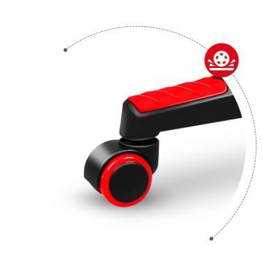 9. Fotel gamingowy Huzaro Force 4.4 Red Mesh