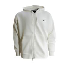 Bluza z kapturem Air Jordan Brooklyn Fleece Jumpman Full-Zip Hoodie Biała - FV7289-133