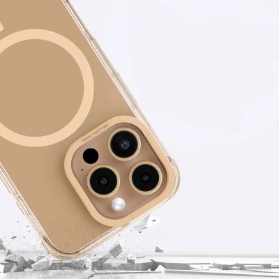9. Etui silikonowe AMAZINGTHING Omni Mag Case do iPhone 16 Pro - różowe złoto