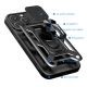8. Etui Hybrid Armor Camshield na iPhone 16 Pro pancerne z osłoną na aparat z podstawką - czarne