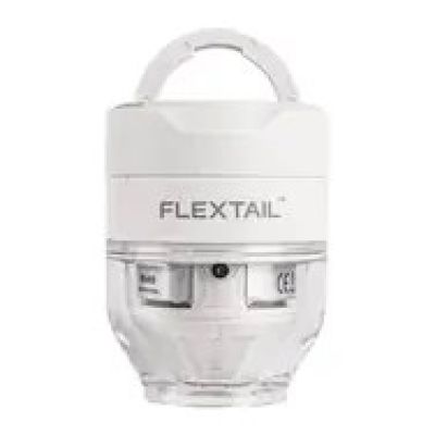 Pompka Flextail Tiny Pump 3X biała / przenośna pompka powietrza / ciśnienie 5 kPa / latarka LED / USB-C