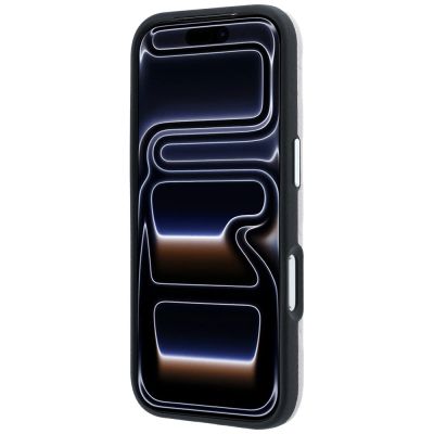5. Etui Karl Lagerfeld Grained Mono Resin Logo MagSafe na iPhone 17 Pro / 18 Pro - różowe