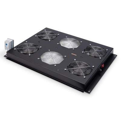 Digitus Panel wentylacyjny 19'' dla szaf serwerowych serii Unique, 4 x wentylator, termostat, czarny