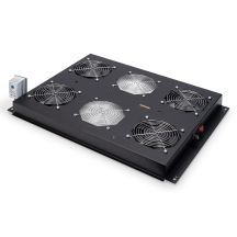 Digitus Panel wentylacyjny 19'' dla szaf serwerowych serii Unique, 4 x wentylator, termostat, czarny