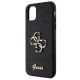 6. Etui Guess Glitter Script Big 4G na iPhone 11 / Xr - czarne