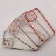 7. Fashion Case etui do Samsung Galaxy A13 5G żelowy pokrowiec ze złotą ramką biały