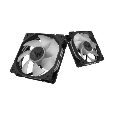 8. ASUS TUF GAMING TR120 ARGB 3IN1 Black Obudowa komputera Chłodnica powietrza 12 cm Czarny