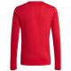 3. Koszulka dla dzieci adidas Entrada 26 Long Sleeve Jersey czerwona KF5878