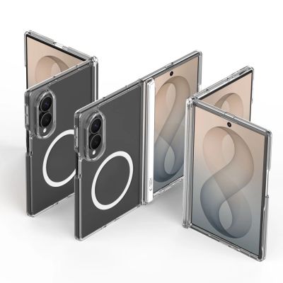 3. Etui Tech-Protect MagPeak MagSafe na Samsung Galaxy Z Fold 8 - przezroczyste