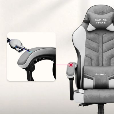 4. Fotel gamingowy Huzaro Force 2.7 Grey