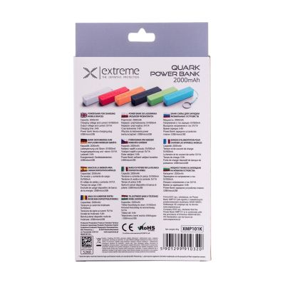 9. ESPERANZA POWER BANK 2000MAH QUARK CZARNY XMP101K