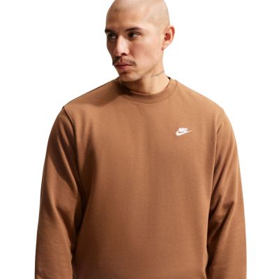 3. Bluza męska Nike Club FT jasny brąz FN3888 270