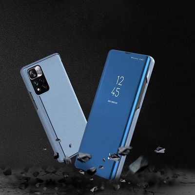 3. Clear View Case futerał etui z klapką Oppo A76 / Oppo A36 / Realme 9i czarny