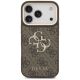3. Etui Guess 4G Big 4G Classic Logo Big Strap Metal Buttons na iPhone 17 Pro - brązowe