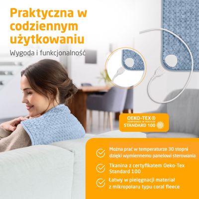 12. Pad grzejny Medisana HP 515 (niebieski)