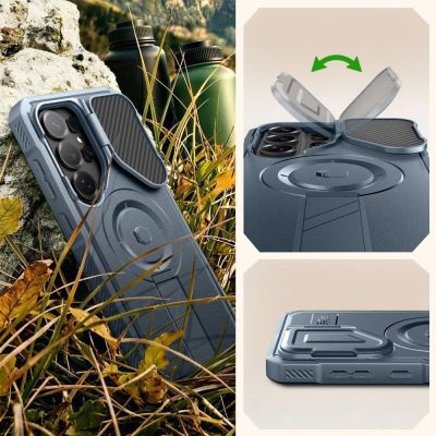 5. Etui Tech-Protect Kevlar MagSafe 2-Set na Samsung Galaxy S26 Ultra - niebieskie