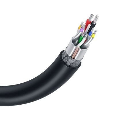 10. Ugreen kabel przewód USB 2.0 (męski) - USB 2.0 (męski) 0,5 m czarny (US128 10308)