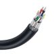10. Ugreen kabel przewód USB 2.0 (męski) - USB 2.0 (męski) 0,5 m czarny (US128 10308)