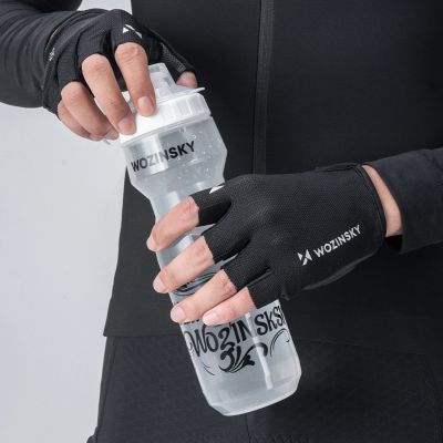 7. Rękawiczki rowerowe Wozinsky WRR-01L rozmiar L - czarne