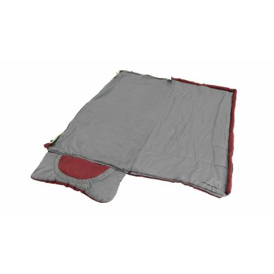 6. Śpiwór dla dziecka Outwell Contour Junior (140 cm) - red/grey
