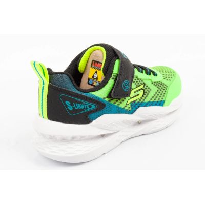 4. Skechers buty sportowe dziecięce Meteor-Lights LED dla chłopca na rzep