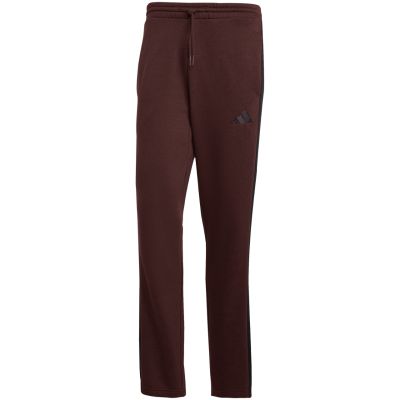 8. Spodnie męskie adidas Essentials 3-Stripes Fleece brązowe JX0713