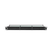 Patch panel Lanberg PPU6-1048-B (1U; kat. 6; 48xRJ-45)