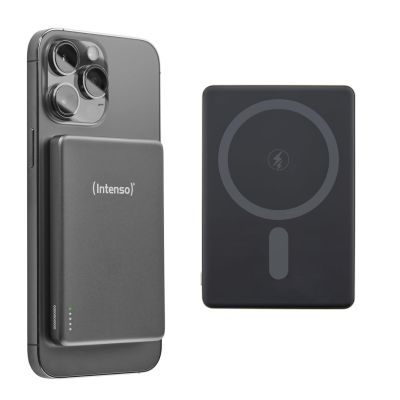 Intenso Magnetic Wireless Power Bank 5000 mAh Grey USB-C