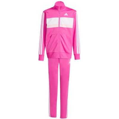2. Dres dla dzieci adidas Seasonal Essentials Tiberio 3-Stripes Tricot różowy KS5519