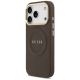 2. Etui Guess Peony Hot Stamp MagSafe na iPhone 17 Pro - brązowe
