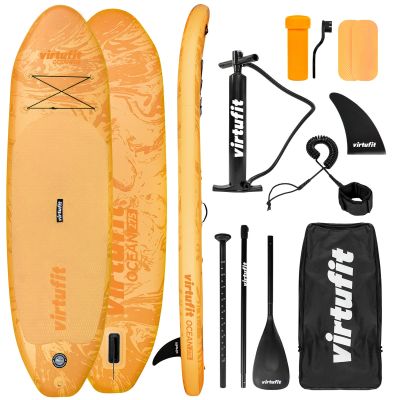 3. VIRTUFIT DESKA SUP OCEAN 275 Z AKCESORIAMI POMARAŃCZOWY