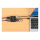 8. Manhattan 154321 adapter kablowy 0,15 m USB Type-C 2 x HDMI Czarny