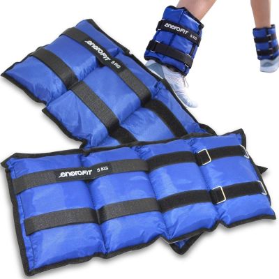 10. OBCIĄŻENIE NA PRZEGUBY NIEBIESKIE 10KG (2x5KG) ENERO FIT