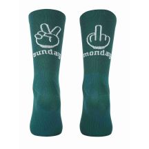 Skarpety rowerowe NORTHWAVE Sunday Monday Sock szmaragdowe