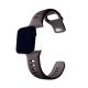 7. Pasek 3mk Silicone Watch Strap na Apple Watch 38/40/41 mm - ciemnoszary
