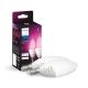 4. Philips Hue White and color ambiance Inteligentna żarówka E14 świeczka (2 szt.)