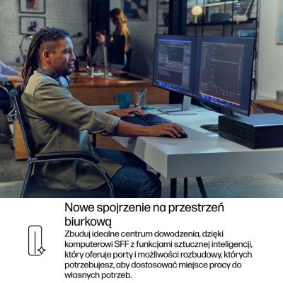 240. HP EliteDesk 8 SFF G1i AI Intel Core Ultra 5 235 16 GB DDR5-SDRAM 512 GB SSD Windows 11 Pro PC AI PC Czarny