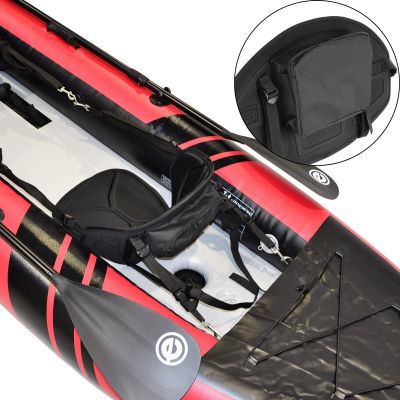 64. KAJAK 2-OSOBOWY SET 385x96x42CM LAMINOWANY PVC 200KG ENERO