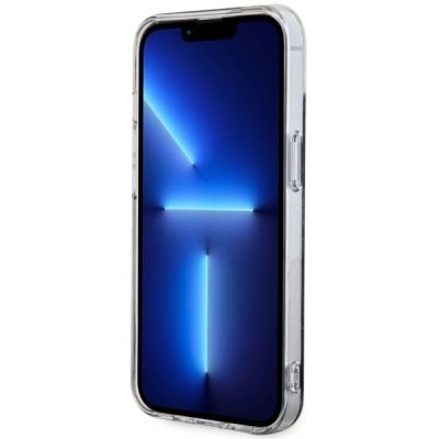 5. Etui Guess Marble MagSafe na iPhone 14 Plus - czarne