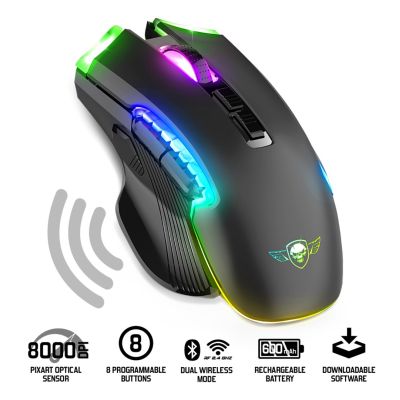 2. Spirit of Gamer ELITE M70 myszka Gaming Po prawej stronie RF Wireless + Bluetooth Optyczny 4800 DPI