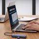 12. Hub Baseus UltraJoy Series 5w1 USB-C do 1x HDMI4K@30Hz+ 4 x USB-A 3.0 - szary