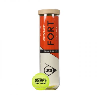 3. Piłki do tenisa ziemnego Dunlop Fort Clay Court 4szt 601613