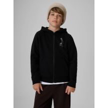 Bluza dresowa regular z kapturem chłopięca 4F 4FJKAW26TSWSM3153-20S