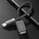 8. Adapter Ugreen US249 10383 mini USB-B (męski) / USB-A (żeński) OTG 10cm - szary