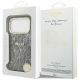 8. Etui Guess Python Pattern MagSafe na iPhone 17 Pro -czarne