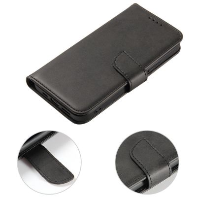 4. Etui Magnet Case do Huawei Nova 11 SE z klapką i portfelem - czarne