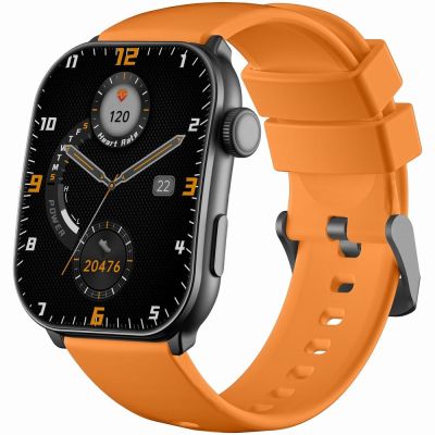 3. Smartwatch Męski GRAVITY GT28-2 Pasek + Bransoleta Pomarańczowo Czarny